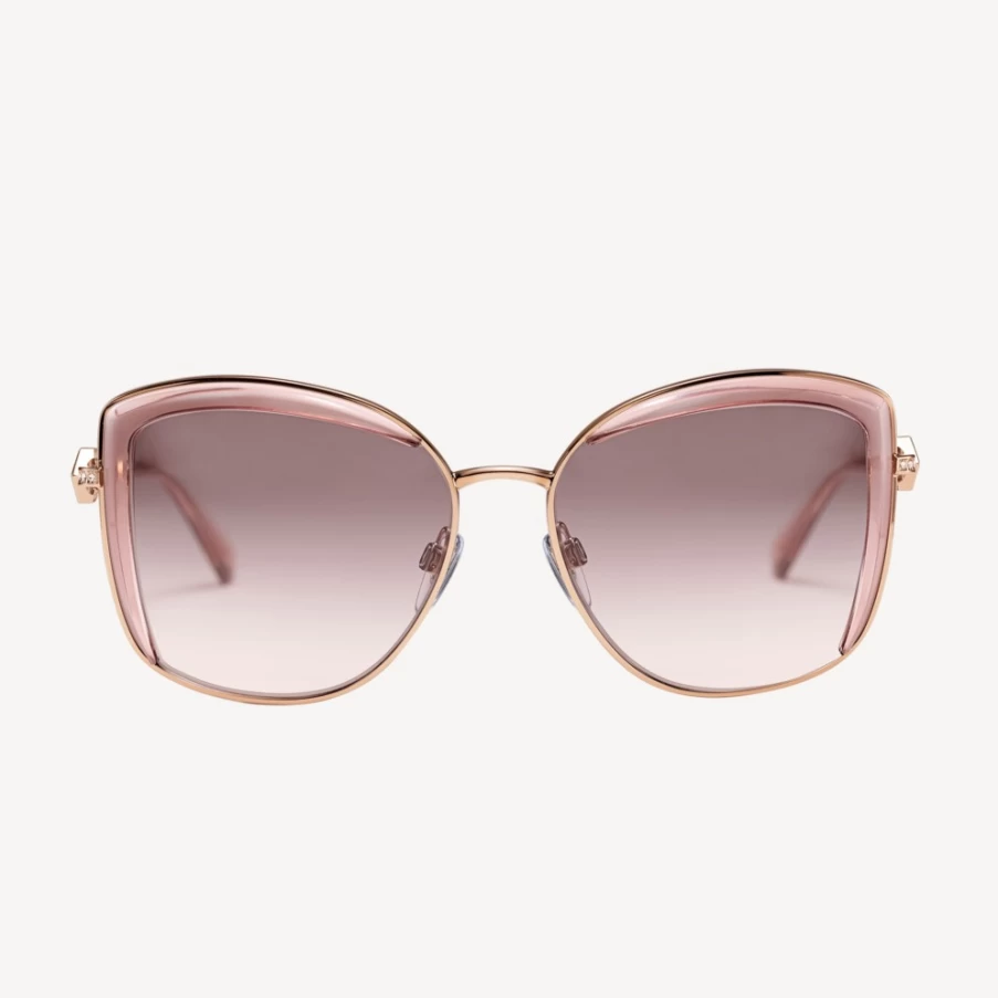 BVLGARI Serpenti Women's Sunglasses in Pink & Gold – Luxury Fashion Shades