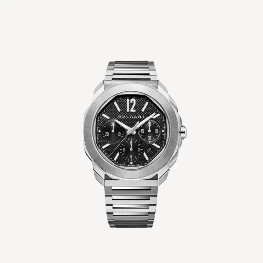 BVLGARI Octo Roma Silver Men's Watch