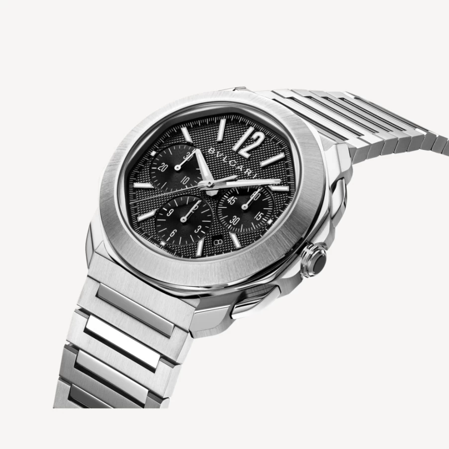BVLGARI Octo Roma Silver Men's Watch