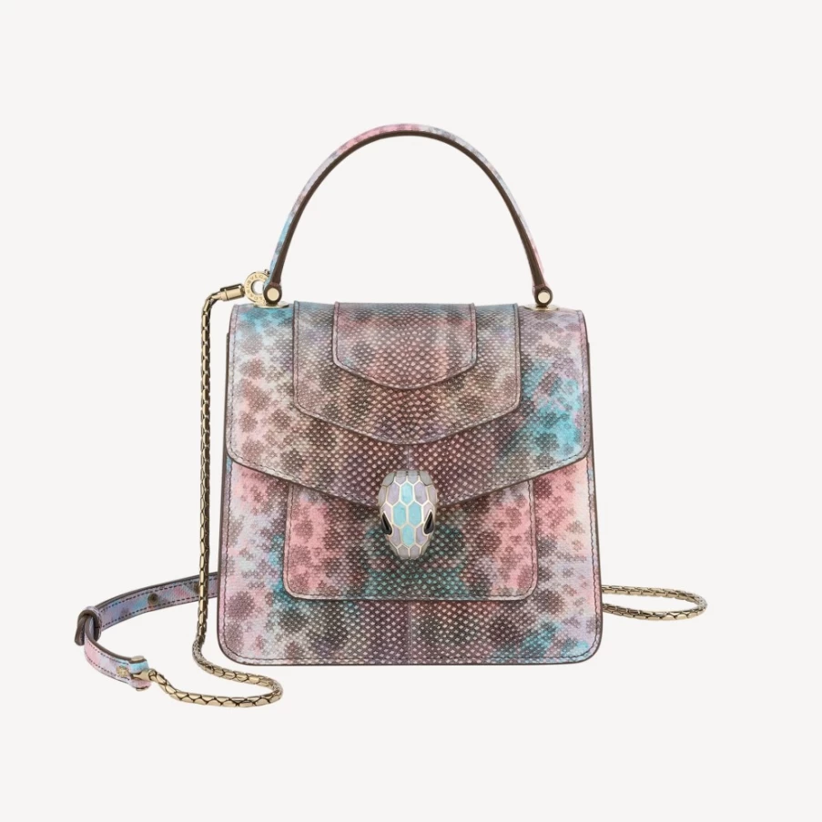 BVLGARI Serpenti Forever Multicolor Crossbody Bag for Women