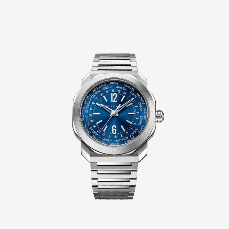 BVLGARI Octo Roma Silver Men's Watch – Luxury Italian Timepiece for Men