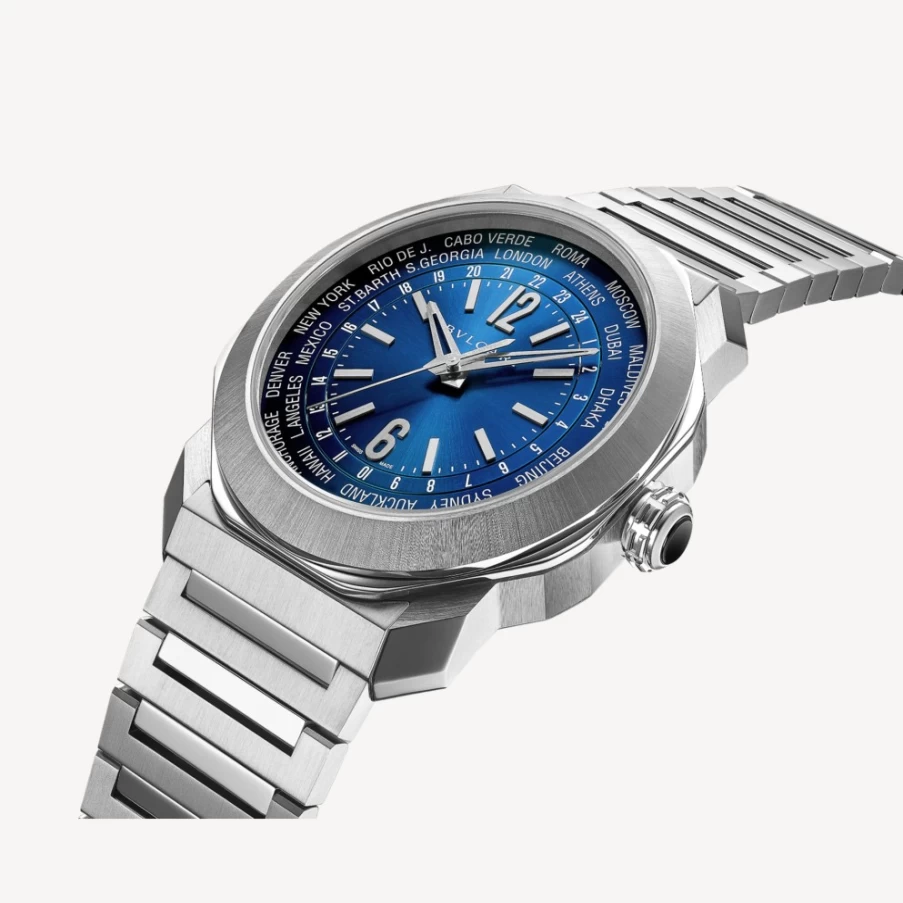 BVLGARI Octo Roma Silver Men's Watch – Luxury Italian Timepiece for Men