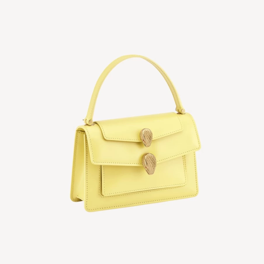 BVLGARI Yellow Leather Belt Bag for Women | Alexander Wang Collaboration