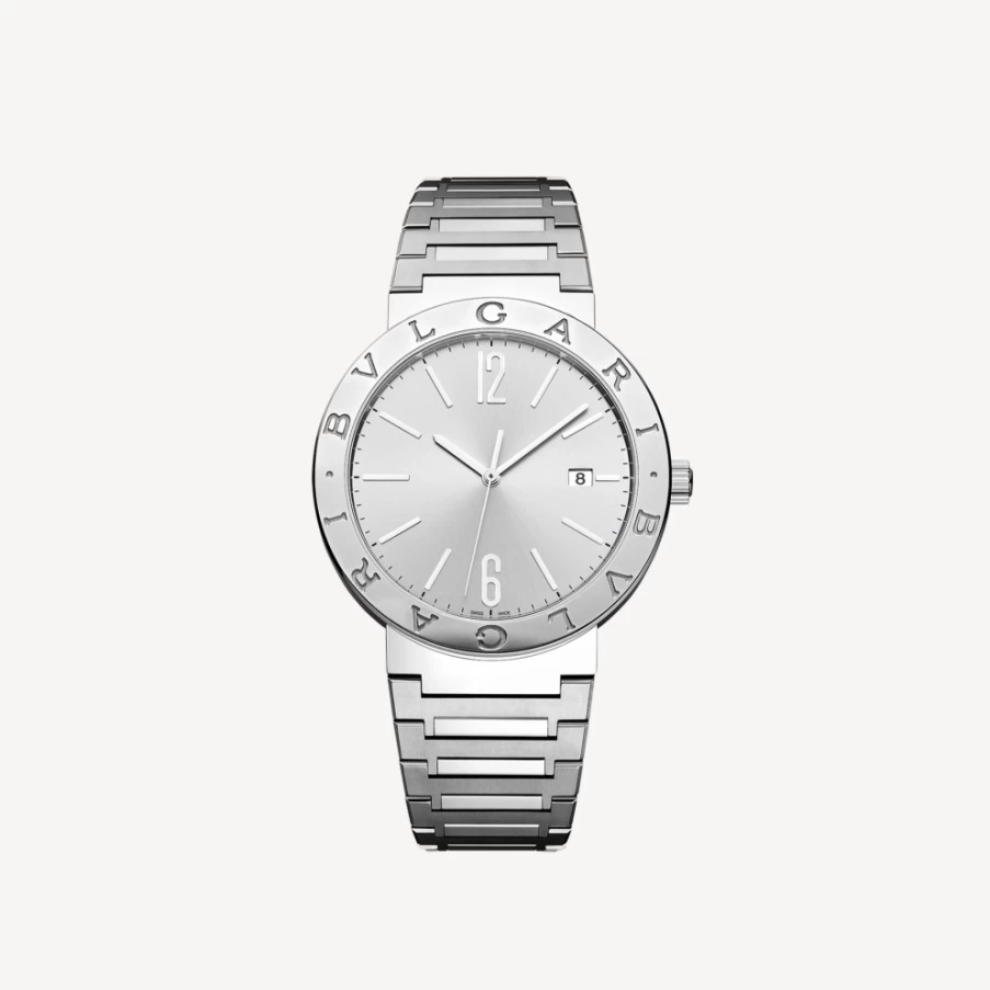 BVLGARI BVLGARI Men's Silver Luxury Watch for Timeless Elegance