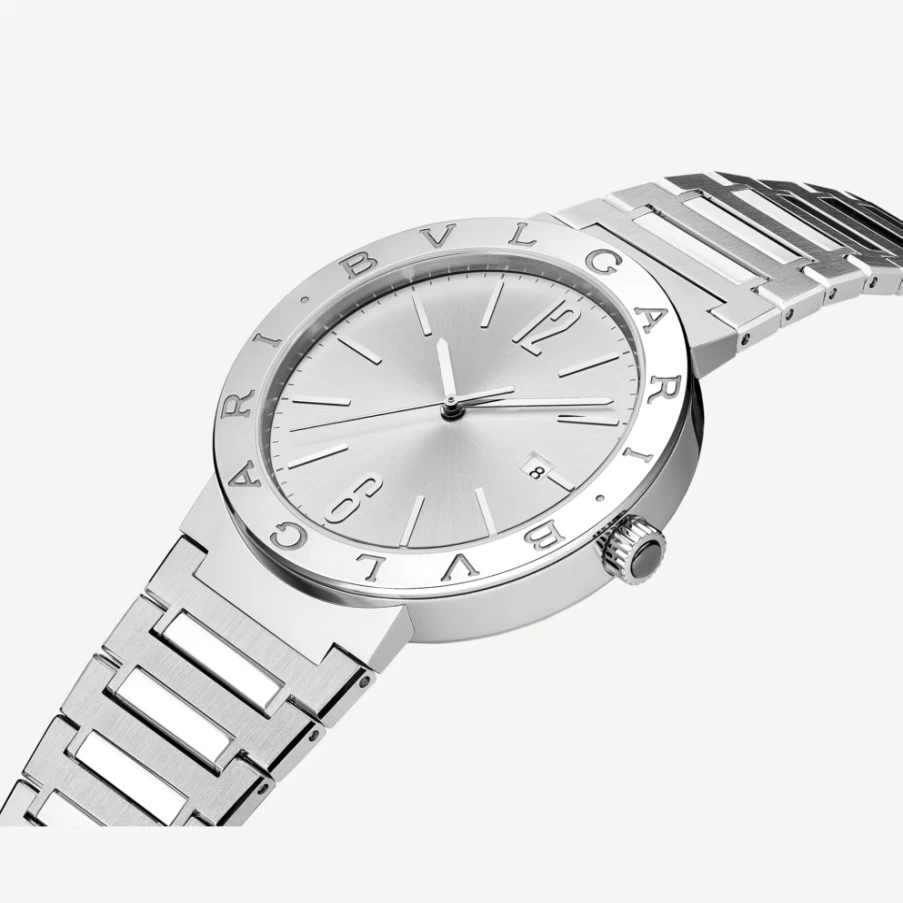 BVLGARI BVLGARI Men's Silver Luxury Watch for Timeless Elegance