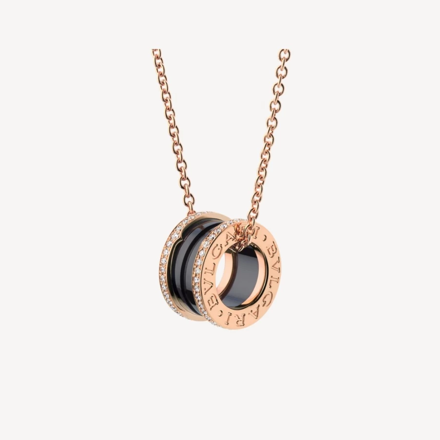 BVLGARI B.Zero1 Black Necklace | Iconic Luxury Pendant