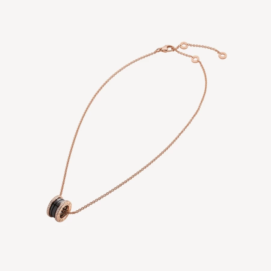 BVLGARI B.Zero1 Black Necklace | Iconic Luxury Pendant