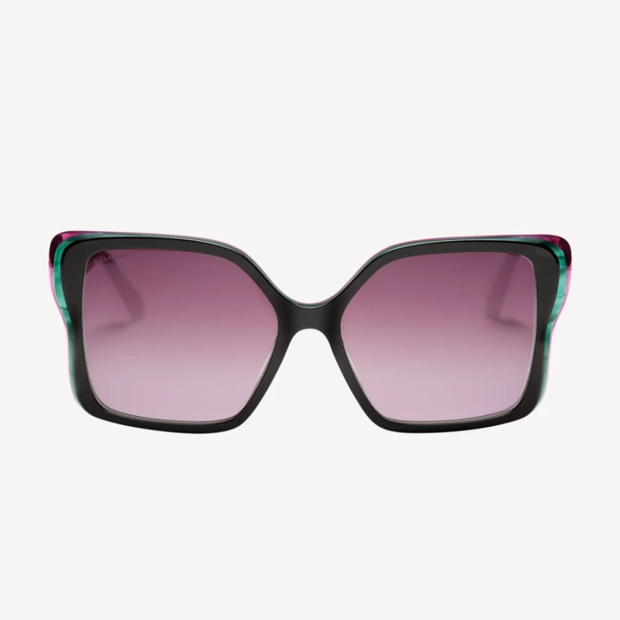 BVLGARI Serpenti Black Sunglasses for Women | Luxury Designer Eyewear
