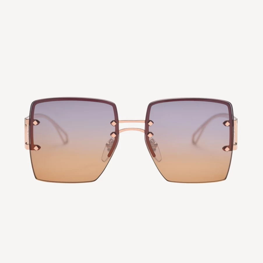 BVLGARI Serpenti Gold Orange Purple Women's Luxury Sunglasses