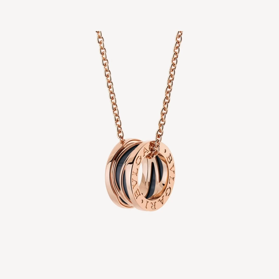 BVLGARI B.Zero1 Black Pendant Necklace | Iconic Luxury Jewelry