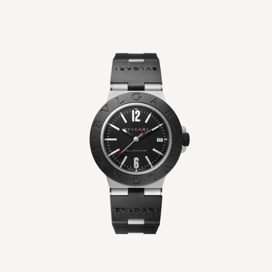 BVLGARI Aluminium Men's Black Watch