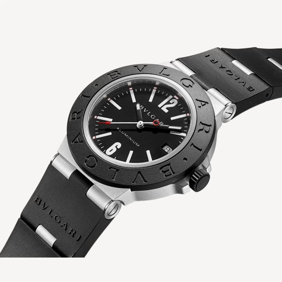 BVLGARI Aluminium Men's Black Watch