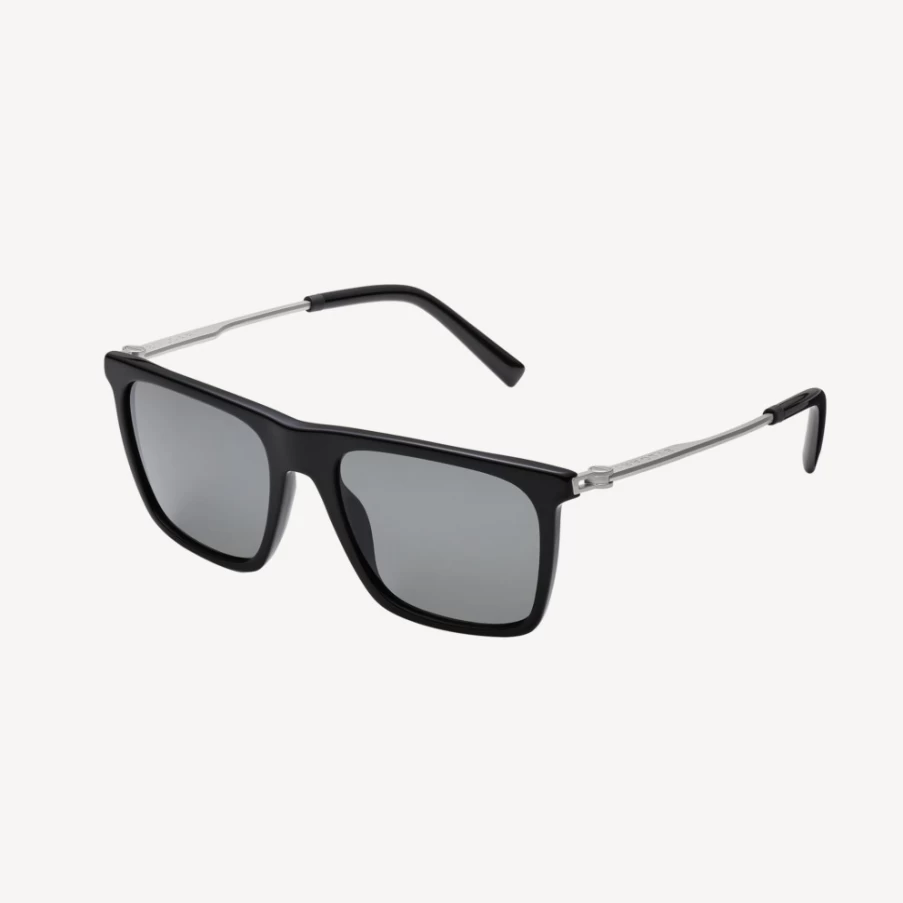 BVLGARI Bvlgari Man Black Sunglasses for Men – Luxury Designer Shades