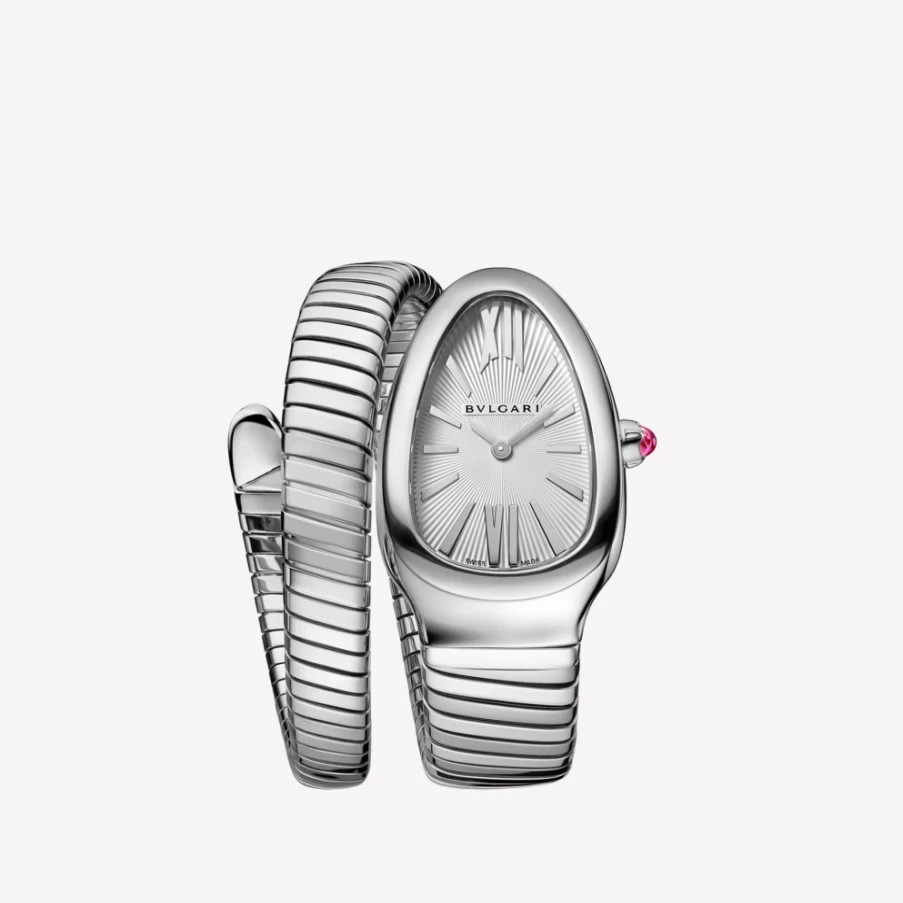 BVLGARI Serpenti Tubogas Women's White Luxury Watch