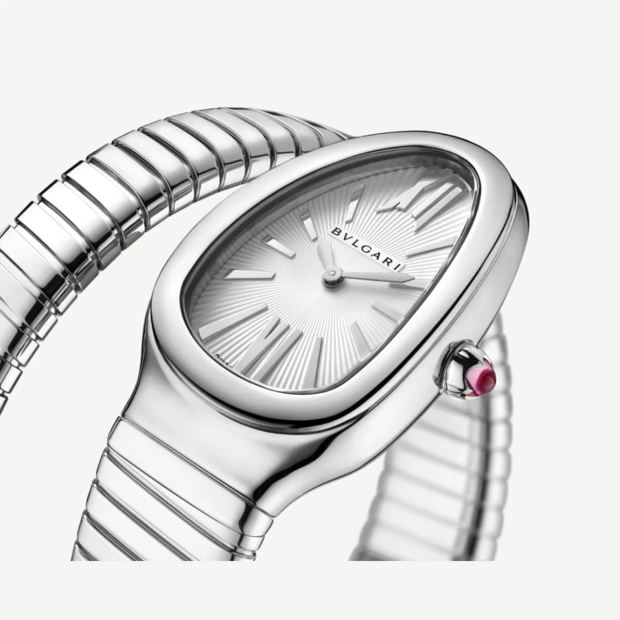 BVLGARI Serpenti Tubogas Women's White Luxury Watch