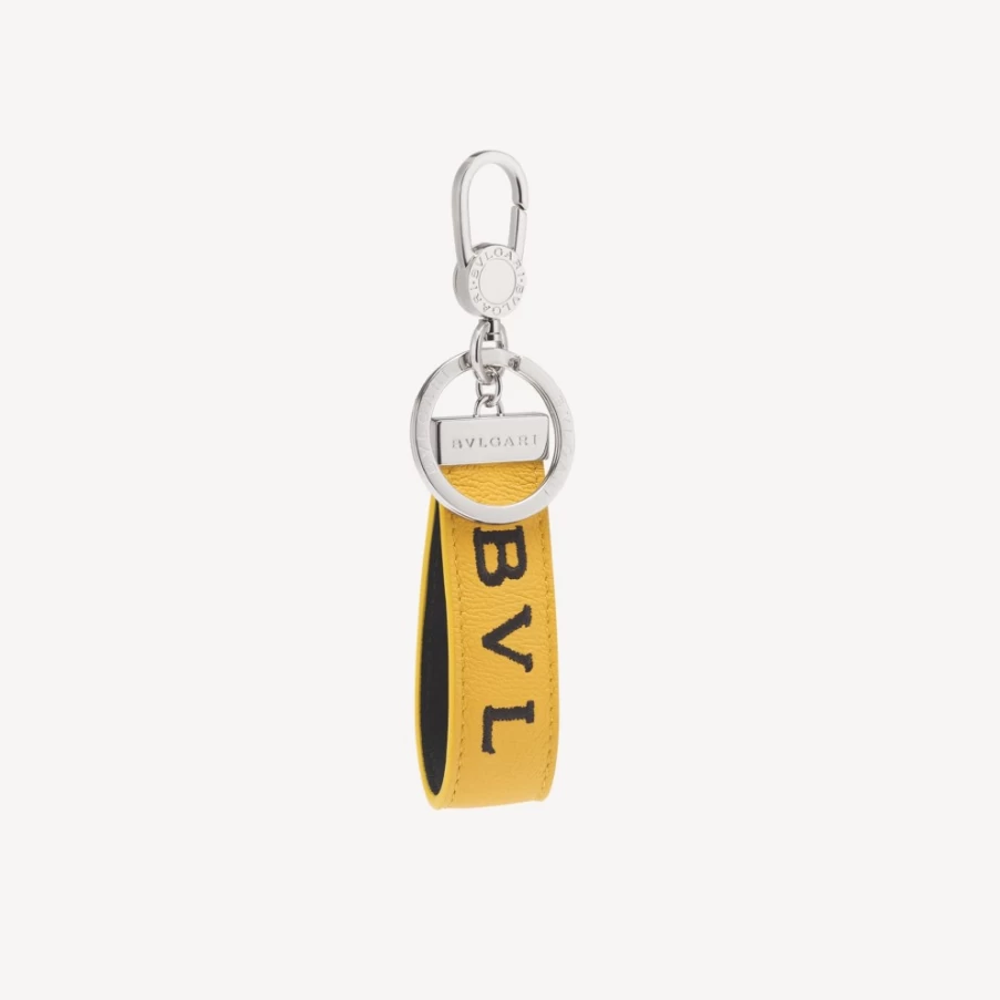 BVLGARI BVLGARI Man Yellow Keyring for Men - Luxury Designer Key Chain
