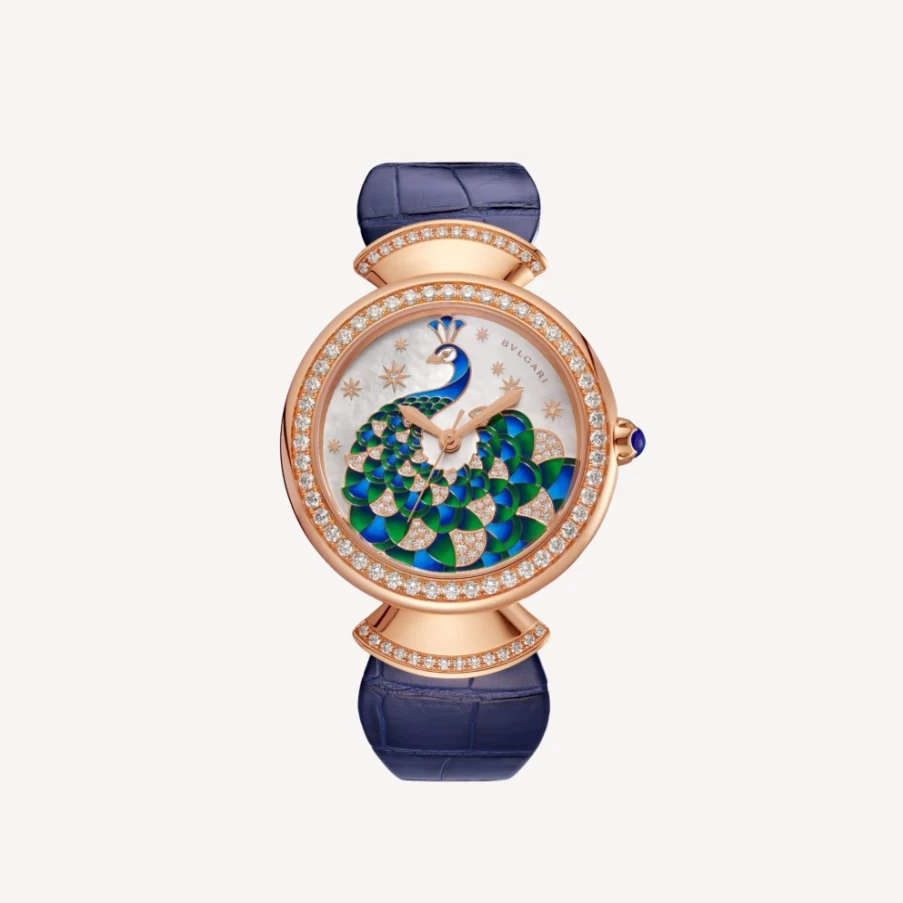 BVLGARI Divas’ Dream Women's Watch in Blue, Green & White | Luxury Italian Timepiece