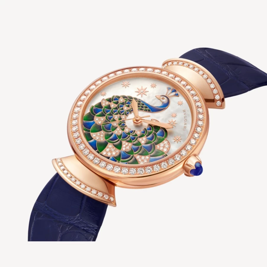 BVLGARI Divas’ Dream Women's Watch in Blue, Green & White | Luxury Italian Timepiece