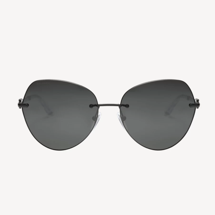 BVLGARI B.Zero1 Black Sunglasses for Women | Luxury Italian Designer Eyewear