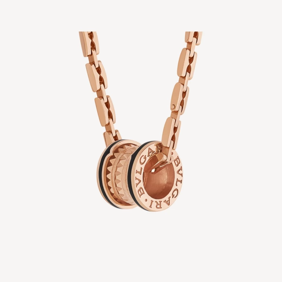 BVLGARI B.Zero1 Black Pendant Necklace