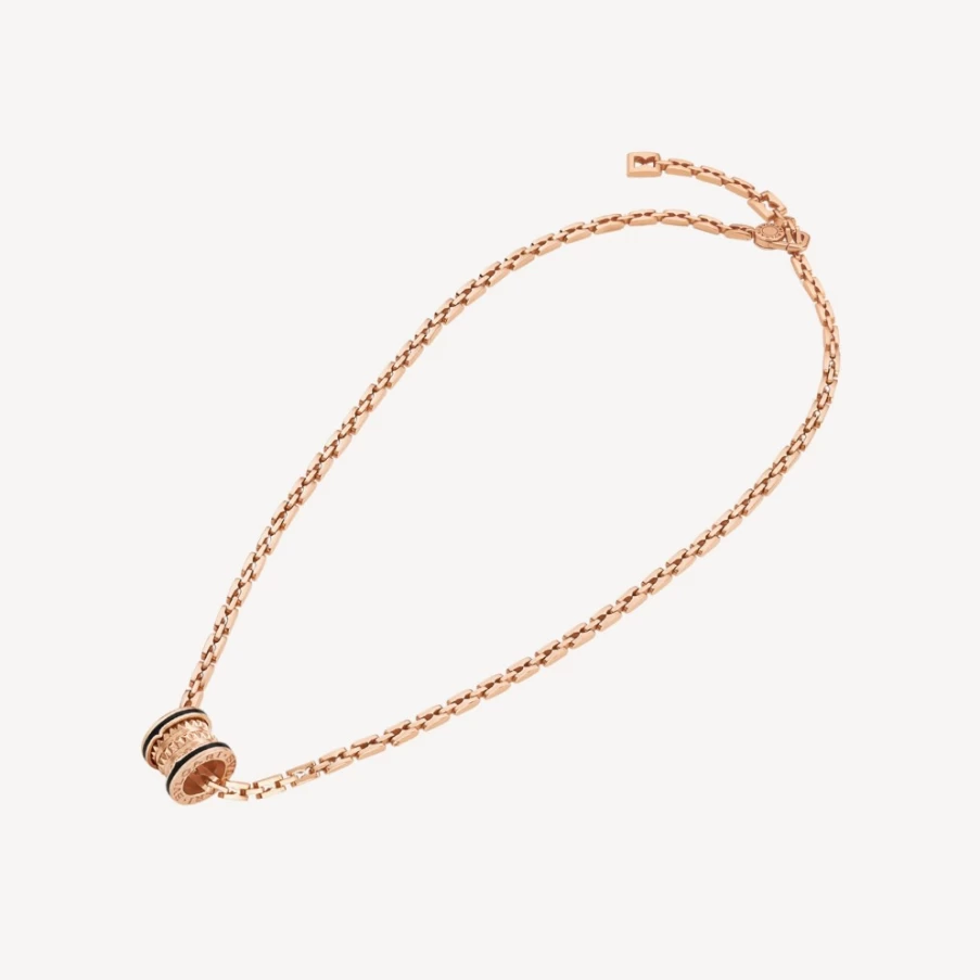BVLGARI B.Zero1 Black Pendant Necklace