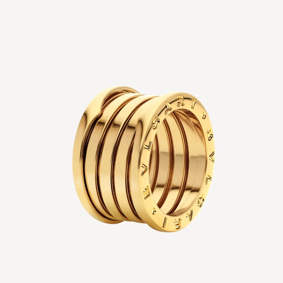 BVLGARI B.Zero1 Ring - Iconic Luxury Ring in 18K Gold with Sleek Design