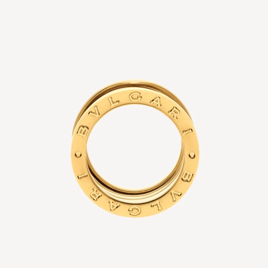 BVLGARI B.Zero1 Ring - Iconic Luxury Ring in 18K Gold with Sleek Design