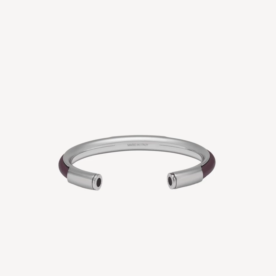 BVLGARI Bvlgari Man Brown Leather Bracelet for Men