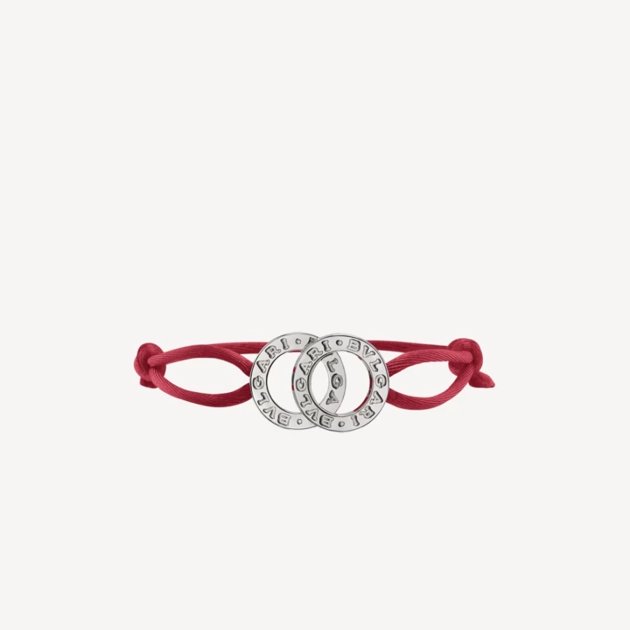 BVLGARI BVLGARI Women's Red Bracelet | Luxury Italian Jewelry