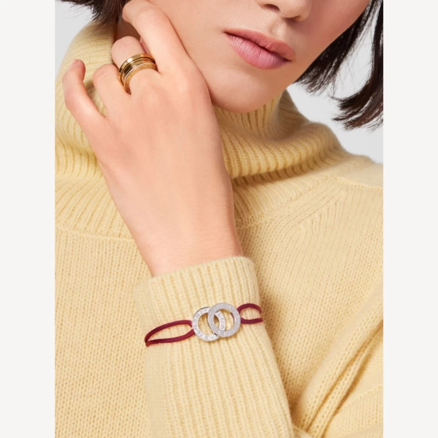 BVLGARI BVLGARI Women's Red Bracelet | Luxury Italian Jewelry