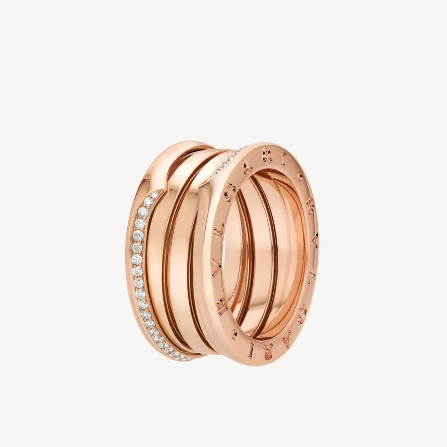 BVLGARI B.Zero1 Ring - Iconic Luxury Ring in 18K Gold with Sleek Design
