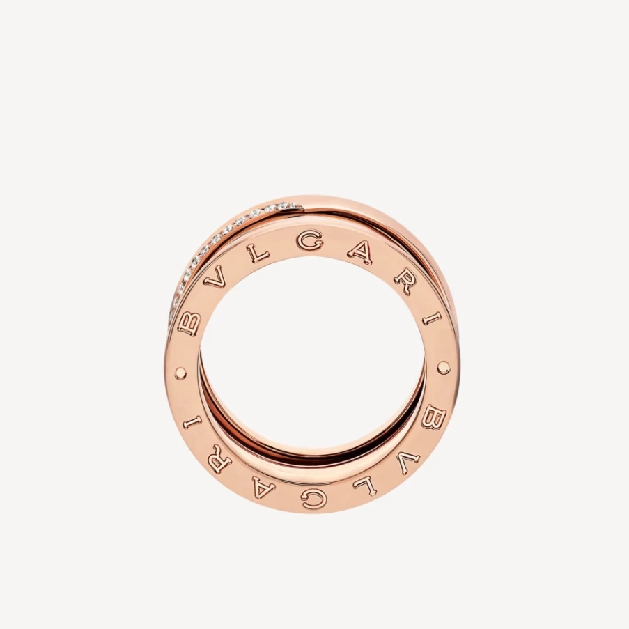 BVLGARI B.Zero1 Ring - Iconic Luxury Ring in 18K Gold with Sleek Design