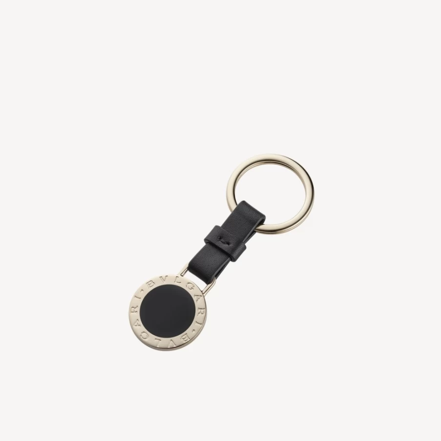 BVLGARI BVLGARI Black Keyring for Women - Luxury Designer Key Chain