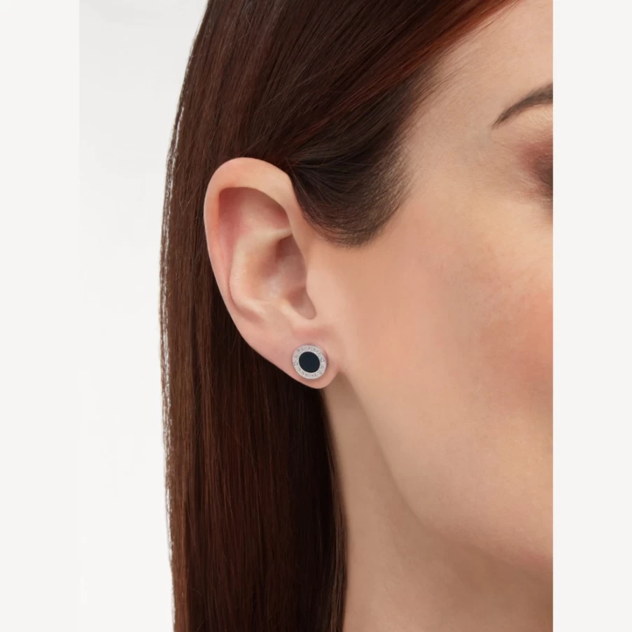 BVLGARI BVLGARI Black Single Earring Luxury Designer Jewelry
