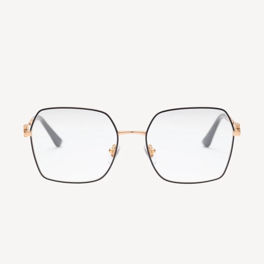 BVLGARI B.Zero1 Black and Gold Eyewear for Women | Luxury Designer Sunglasses