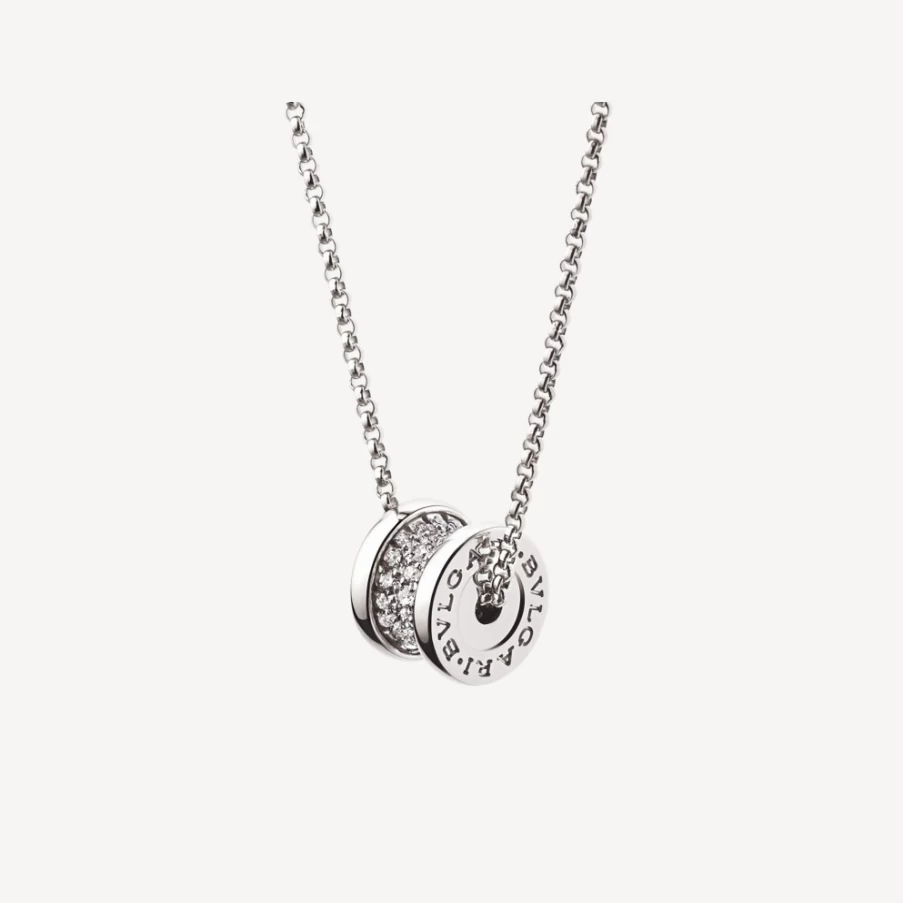 BVLGARI B.Zero1 Necklace in 18K Gold with Iconic Spiral Design - Luxury Italian Jewelry