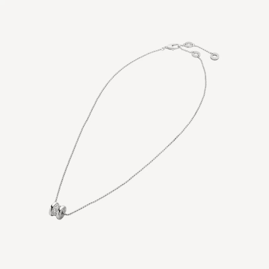 BVLGARI B.Zero1 Necklace in 18K Gold with Iconic Spiral Design - Luxury Italian Jewelry