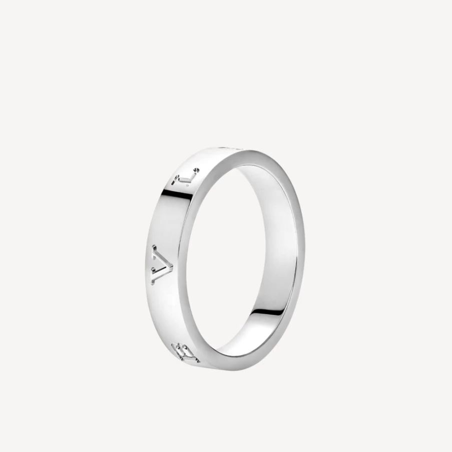 BVLGARI Bvlgari Ring Luxury 18K Gold Women's Jewelry Italian Designer Band