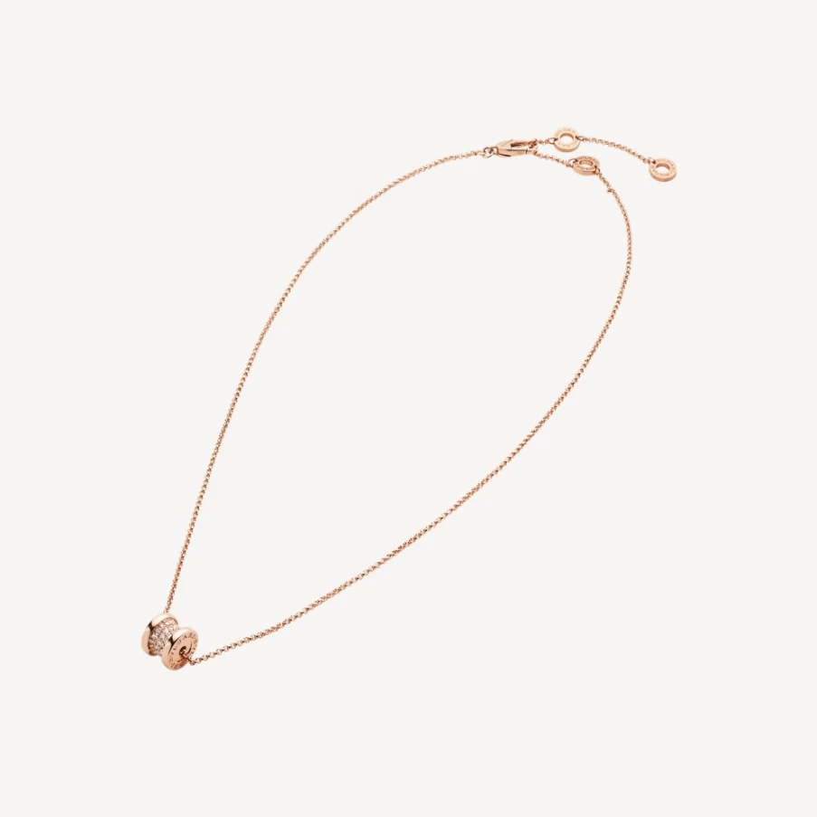BVLGARI B.Zero1 Necklace in 18K Gold with Iconic Spiral Design
