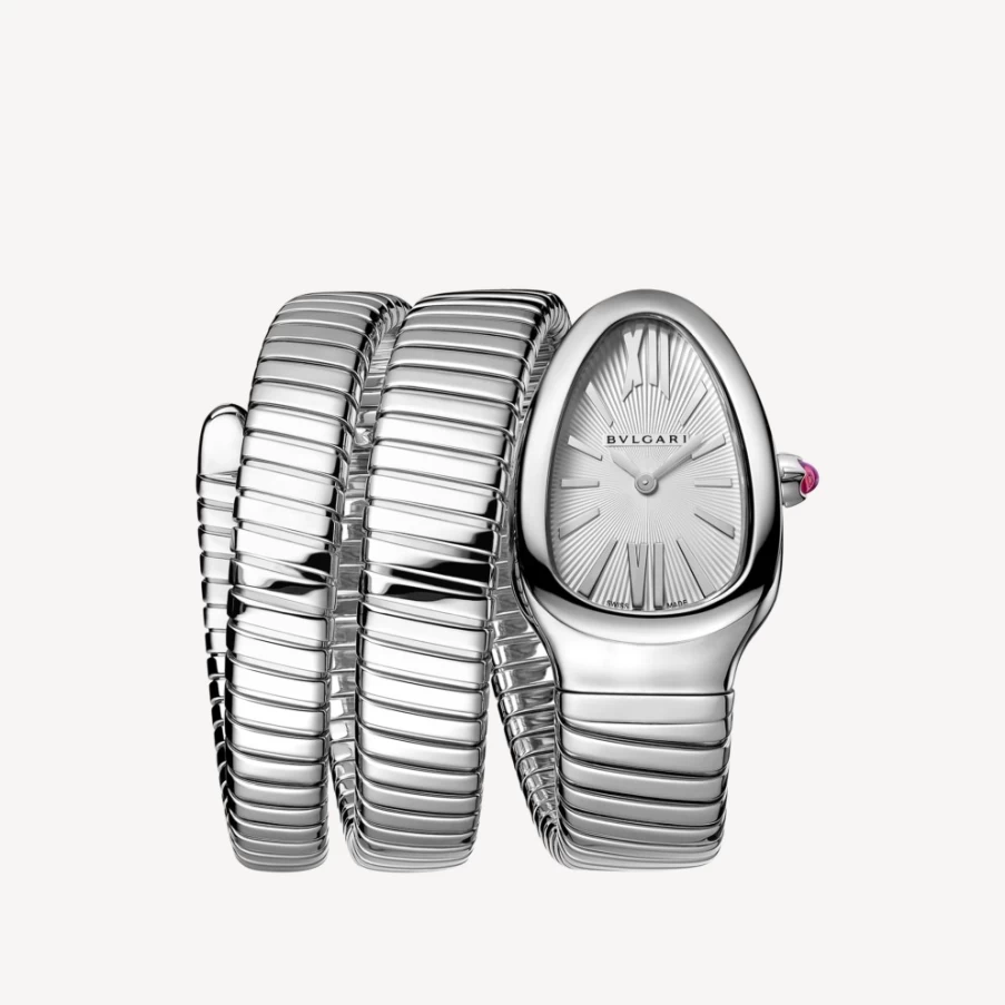 BVLGARI Serpenti Tubogas Women's White Gold Watch