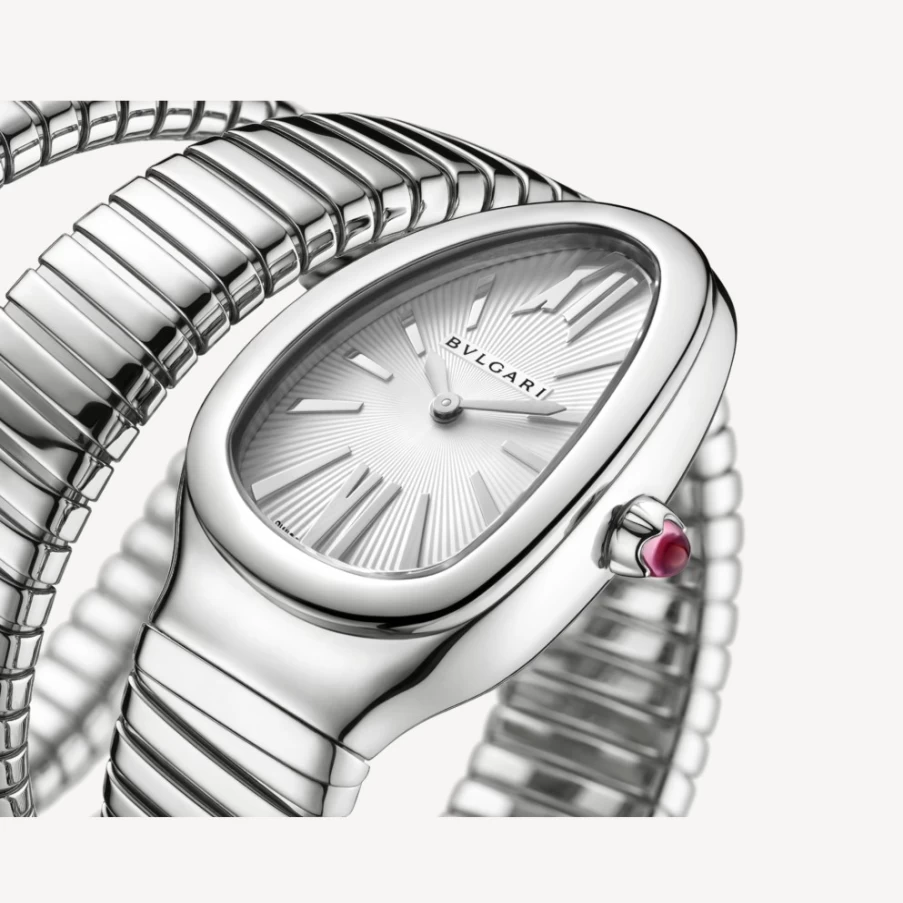BVLGARI Serpenti Tubogas Women's White Gold Watch