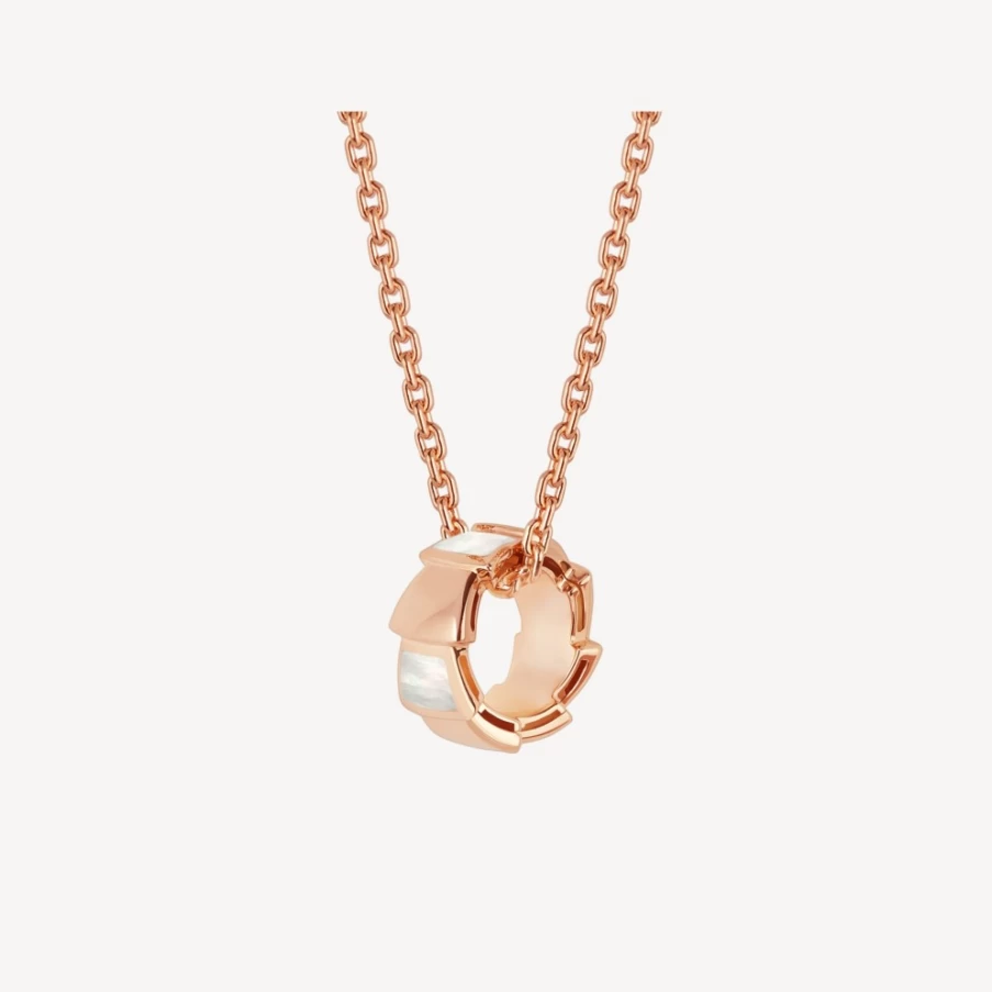 BVLGARI Serpenti Viper White Gold Necklace | Luxury Snake Design Jewelry