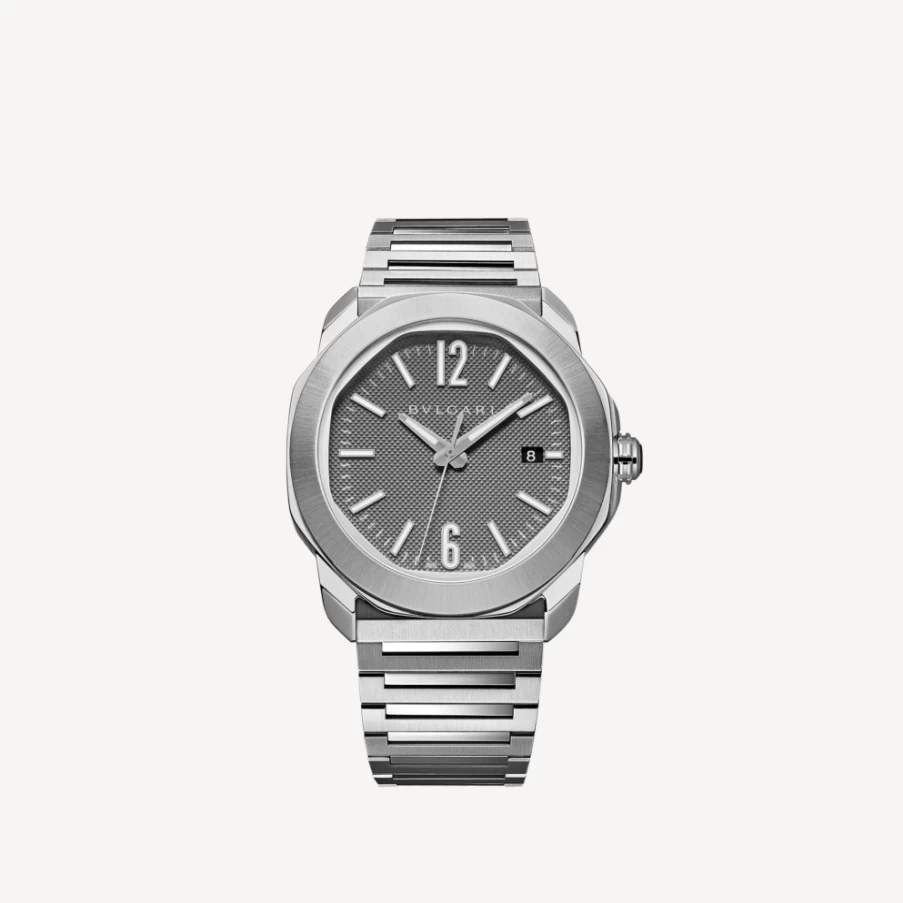 BVLGARI Octo Roma Silver Men's Luxury Watch