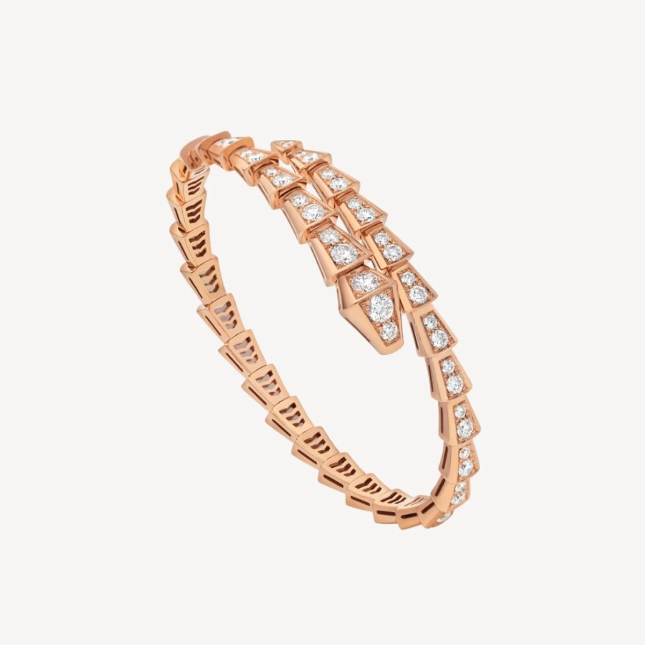 BVLGARI Serpenti Viper Bracelet | Luxury Snake Design Gold Bracelet for Women