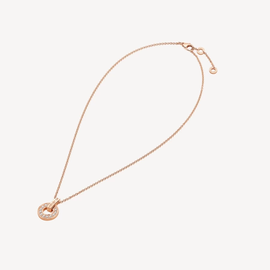 BVLGARI Bvlgari Pink Gold Necklace | Luxury Rose Gold Pendant Jewelry