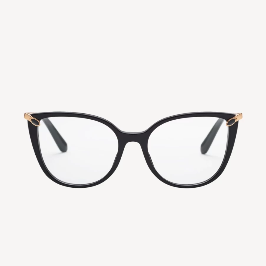 BVLGARI Serpenti Black/Gold Women's Eyewear | Luxury Sunglasses for Women
