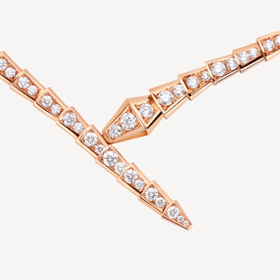 BVLGARI Serpenti Viper Necklace | Luxury Snake Design Gold Pendant