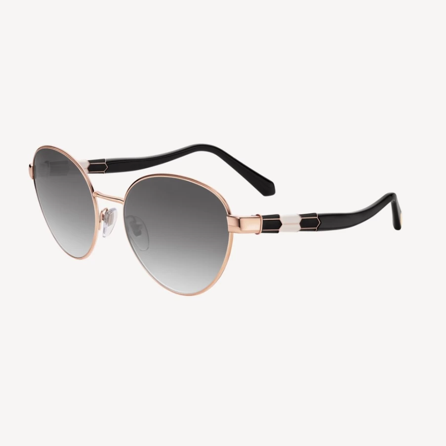 BVLGARI Serpenti Grey Sunglasses for Women - Luxury Designer Shades