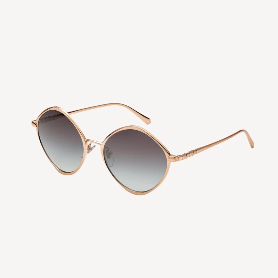 BVLGARI Serpenti Gold Sunglasses for Women - Luxury Designer Shades
