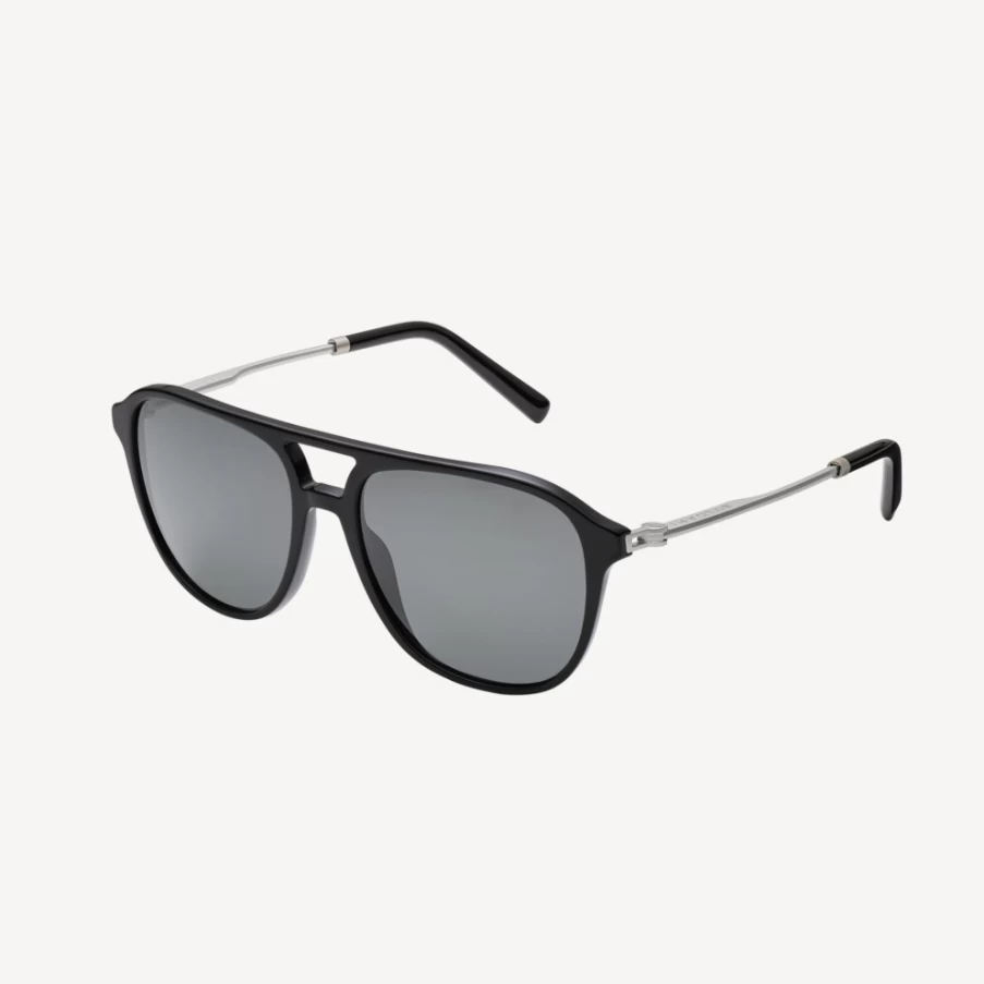 BVLGARI Bvlgari Man Black Sunglasses for Men – Luxury Designer Shades